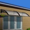 Instahut Window Door Awning 1m x 2.4m Transparent