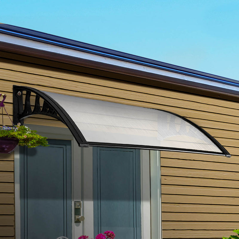 Instahut Window Door Awning 1m x 3m Transparent