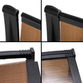 Instahut Window Door Awning 1m x 3m Brown