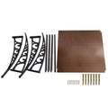 Instahut Window Door Awning 1m x 3m Brown