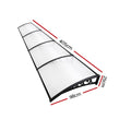 Instahut Window Door Awning 1m x 4m Transparent
