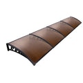 Instahut Window Door Awning 1m x 4m Brown