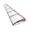 Instahut Window Door Awning 1m x 6m Transparent Plastic