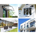 Instahut Window Door Awning 1m x 6m Transparent Plastic