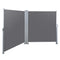 Instahut Side Awning 1.8M x 6M Grey Retractable Privacy Screen