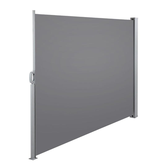Instahut Retractable Side Awning 1.8x3m Grey