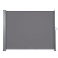 Instahut Side Awning 1.8X3M Grey Retractable Sun Shade Outdoor Blind
