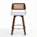 Artiss Wooden Swivel Bar Stool 60cm Height Kitchen Counter Chair