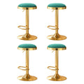 Artiss 4x Bar Stools Velvet Padded Kitchen Dining Green