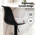 Artiss 2x Bar Stools Swivel Gas Lift Counter Dining Chair Black