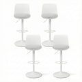 Artiss 4x Bar Stools Swivel Gas Lift Counter Chair White