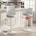 Artiss 4x Bar Stools Swivel Gas Lift Counter Chair White