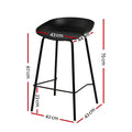 Artiss Bar Stools Metal Kitchen Counter Stool Pair 2x