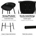 Artiss 4x Metal Bar Stools Counter Kitchen Stool Set