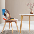 Artiss Dining Chair Set of 2 Fabric Retro DSW Replica