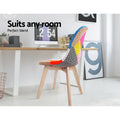 Artiss Dining Chair Set of 2 Fabric Retro DSW Replica