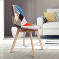 Artiss Dining Chair Set of 2 Fabric Retro DSW Replica