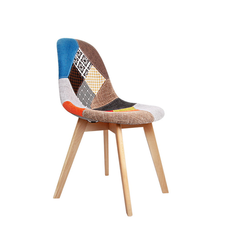 Artiss Dining Chair Set of 2 Fabric Retro DSW Replica