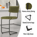 Artiss 2x Bar Stools Velvet Green Chairs Kitchen Counter
