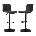 Artiss Bar Stools 4x Kitchen Swivel Gas Lift Black Chairs
