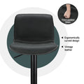 Artiss Bar Stools 4x Kitchen Swivel Gas Lift Black Chairs