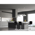 Artiss 4x Bar Stools Leather Black Gas Lift Armrest