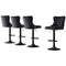 Artiss 4x Velvet Bar Stool Adjustable Height Nailhead Trim