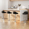 Artiss Bar Stools 4x PU Leather Gas Lift Black