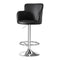 Artiss Leather Bar Stool Swivel Adjustable Gas Lift Black