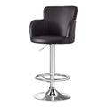 Artiss Leather Bar Stool Swivel Adjustable PU Counter Chair Brown