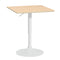 Artiss 60cm Bar Table Square Pine Gas Lift Swivel Base