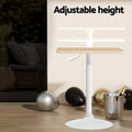 Artiss 60cm Bar Table Square Pine Gas Lift Swivel Base