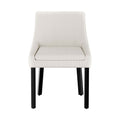 Artiss Dining Chairs x4 Corduroy Wooden Beige