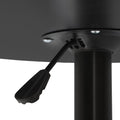 Artiss Bar Table Round Black Gas Lift 110cm