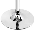 Artiss Round White Bar Table Gas Lift