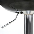 Artiss Bar Stools Gas Lift Plastic Seat Black 2pc