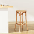 Artiss Bar Stool Rattan Seat Wooden Legs