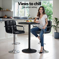 Artiss Bar Table and 2 Stools Set Dining Kitchen Cafe Pub