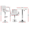 Artiss Bar Table 4 Stools Dining Kitchen Cafe Pub Chairs Set
