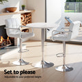 Artiss Bar Table 4 Stools Dining Kitchen Cafe Pub Chairs Set