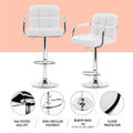 Artiss Bar Table 4 Stools Dining Kitchen Cafe Pub Chairs Set