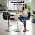 Artiss Bar Table 2 Stools Set Kitchen Dining Cafe Pub Desk
