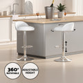 Artiss Bar Table Set with 4 Stools Black Cafe Dining Kitchen