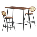 Artiss Industrial Bar Table Stools Set 2 Dining Kitchen Cafe Chairs