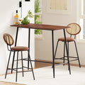 Artiss Industrial Bar Table Stools Set 2 Dining Kitchen Cafe Chairs