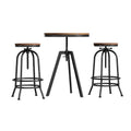 Artiss Bar Stools Set 2 Industrial Kitchen Dining Cafe Chairs