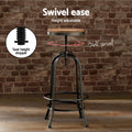 Artiss Bar Stools Set 2 Industrial Kitchen Dining Cafe Chairs