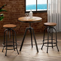 Artiss Bar Stools Set 2 Industrial Kitchen Dining Cafe Chairs