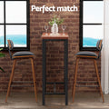 Artiss Bar Table 2 Stools Dining Desk Kitchen Cafe Pub Set