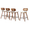 Artiss Bar Stools x4 Counter Kitchen Rattan PU Leather Padded Chairs